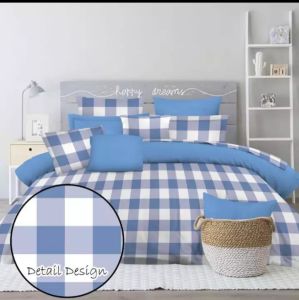BEDCOVERSET AESTETIC EMILY KOTAK KOMBINASI SEMUA UKURAN. BISA COUSTOM TINGGI KASUR