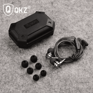 FAST SHIPPING QKZ DM9 Earphone Kabel Gaming Olahraga Full Bass Metal dengan Microphone