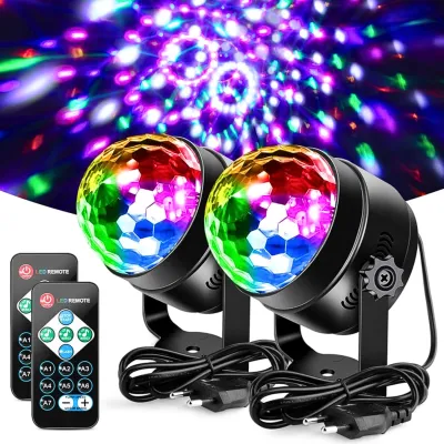 READY TaffLED Lampu Disco laser sensor suara musik sorot Proyektor RGB 240V 6W with Remote Control