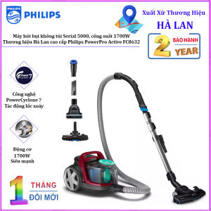 Máy hút bụi không túi Philips PowerPro Active FC8632 Serial 5000 công suất 1700W. HÀNG CHÍNH HÃNG