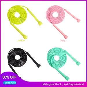 Fitness Skipping Rope/Jump Rope Professional Kids Adult Adjustable Speed Sport Fitness Rope Student School fitness Equipment Anti-Slip Tali Lompat (5colors)