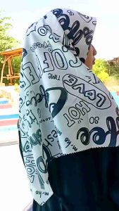 Terbaru Hijab Coffee Love Hijab Motif Coffee Voal Segi Empat