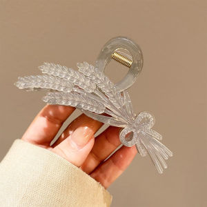 【Bestella✨COD】Gandum Desain Besar Klip Cakar Rambut Wanita Hiasan Kepala Jepit Rambut Elegan Indah