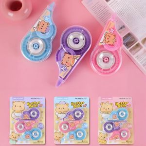 METECH 3/4pcs set Cartoon Sanrio Cute  Correction tape Stationery for students kawaii cartoon kuromi