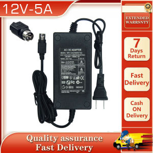 New 4 Pin 12V 5A 60W AC DC Switching Power Adapter Converter For LCD TV Monitor Flat Panel TV DVR Power Supply Charger