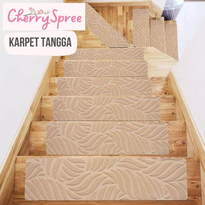 KOKOMI Karpet Tangga Anti Selip Seri KAI Keset Anak Tangga Tidak Licin Staircase Carpet Desain Estetik