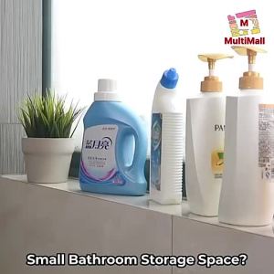 Floor To Ceiling Bathroom Organizer Multifunctional Shower Pole Bathroom rack storage rack shelf