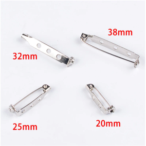 20PCS Brooch Base Safety Pin Silvery Brooches Back Handmade DIY Jewelry Making Jewelry Findings Accessories