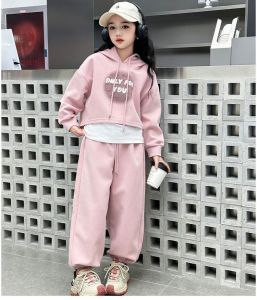 TERBARU SETELAN ANAK PEREMPUAN 3IN1 BAJU HOODIE REMAJA CEWEK CASUAL SPORTY IMPORT