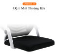 Ghế xoay văn phòng Critizer tay gập thông minh tiết kiệm không gian, lưng lưới thoáng mát.
