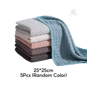 🇸🇬 Ready Stock $0.69/pc Microfiber Multi-purpose Cleaning Cloth Kitchen Household Hand Coffee Tea Towel Dish Table Hanging Rag