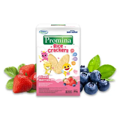 HARGA GROSIR Promina Rice Crackers | Crackers Mixed Berries | Crackers Broccoli & Kale | Crackers Beef Broccoli | Promina Baby Snack | Promina Crackers | Snack Bayi | Cemilan Bayi