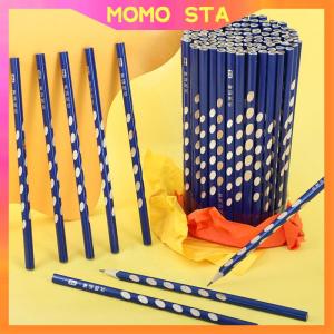 MOMO HB Multi Hole Pencil Triangular Rod Childrens Correction Grip Calligraphy Pencil Learning Stationery