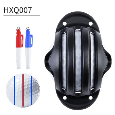 PGM Golf Ball Scoring Device with 2 Scoring Pens Golf Ball Line Marker Golf Accessories