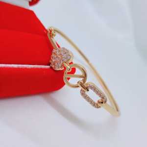 Gelang Tangan Bangle Wanita Aksesoris Fashion Awet Tahan Lama Anti Karat Cocok Untuk Harian G4-7B