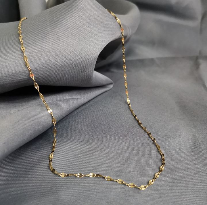 Gold Chain 18k Gold Marking 18k Yellow Gold Italian Hallmark Fancy