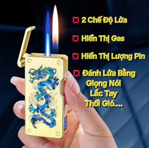 HỘP QUẸT BẬT LỬA GA ĐIỆN CẢM BIẾN THIẾT KẾ 4 CÁCH ĐÁNH LỬA ĐỘC ĐÁO MỚI LẠ