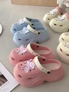 Wedding Shoes High-Heeled Clogs Cartoon Slippers WomenS Summer Home Non-Slip Eva Slippers Outdoor Non-Slip Sandals For Home Use