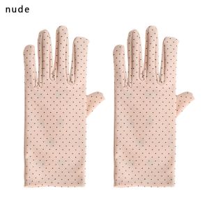 EINC033421 Elastic Drive Womens Gloves Sun Protection Wrist Gloves and Mittens Dot Gloves Full Finger Mittens