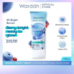 Wardah Perfect Bright All Series 100ml - Sabun Muka Wardah - Bright Oil Control - Bright Smooth Glow - Cooling Bright