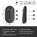 M350 Pebble Wireless Mouse Bluetooth Silent Quiet Click Mouse for Computer Laptop Notebook Tablet PC Mac. 