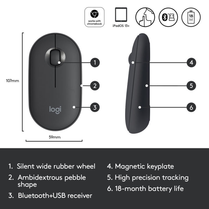 M350%20Pebble%20Wireless%20Mouse%20Bluetooth%20Silent%20Quiet%20Click%20Mouse%20for%20Computer%20Laptop%20Notebook%20Tablet%20PC%20Mac%20-%20Image%207