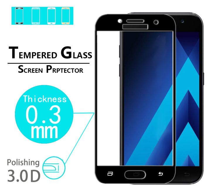 TEMPERED GLASS FULL SAMSUNG GALAXY J5 PRO / J530 SCREEN PROTECTOR 9H FULL GUARD FULL LAYAR