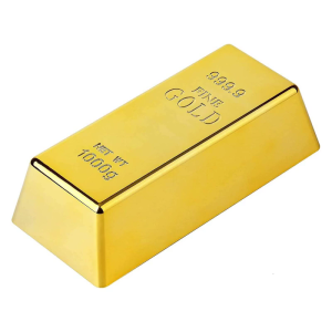 Simulation Gold Brick Door Stopper Simulation Plastic Doors Stop Supplies for Home Bedroom Living Room Decoration