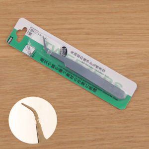 Eyelash Tweezers Extension Safe Stainless Steel Superhard Tweezers With Fiber Tips High Precision Anti-Static Tweezers Lash Tweezer For Beginner