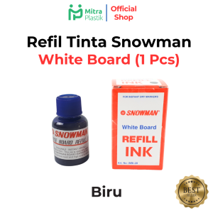 Isi / Refil Tinta Spidol White Board Snowman WBI-20 Refill Whiteboard Ink