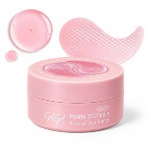 PDRN Eye Patches 5000ppm Anti Smile Line & Wrinkle Under Eye Patches Salmon DNA & Retinal Eye Mask for Puffy Eyes & Dark Circles Eye Gels with Collagen & Peptides 60 Pcs