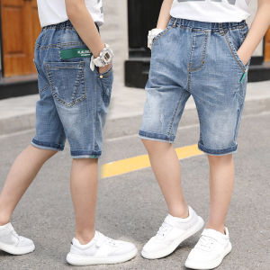 227IENENS 4-11T Kids Boys Shorts Denim Pants Causal Trendy Boy Bermudas Shorts Children Clothes