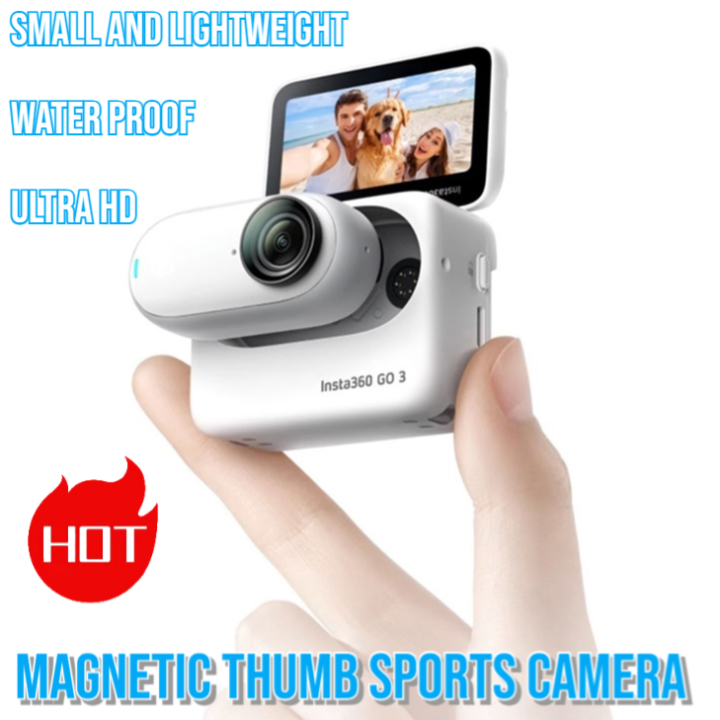Magnetic Thumb Sports Camera 360 Action Camera Portable Travel Vlog Camera Hd Recording