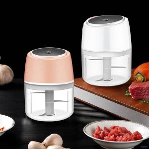 250ml Mini Portable Garlic Masher Chopper USB Rechargeable Food Processor/Pengisar Kecil