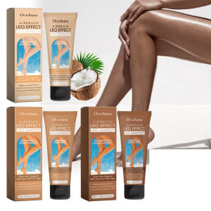 Leg Tanning Cream: Moisturizing Tanning Cream for Outdoor Sunbathing Delivers Long-Lasting Even Natural Bronzed Skin.