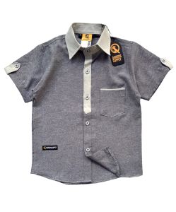 Qaikids Kemeja Anak polos untuk  usia 1-12 Tahun  bahan cotton Dealova