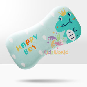 Gối cao su non KIDSWORLD cho bé thiết kế chuẩn công thái học gối lõm giúp ngủ ngon chống mồ hôi