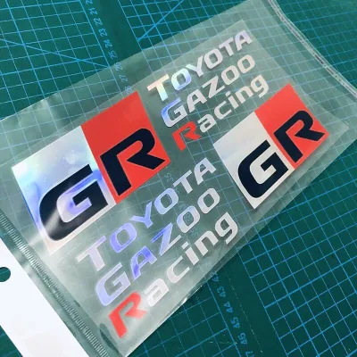 Toyota GR Gazoo Racing Car Door Sticker Vinyl Durable Easy to Apply and Remove for Toyota GR Car Exterior Sporty Touch