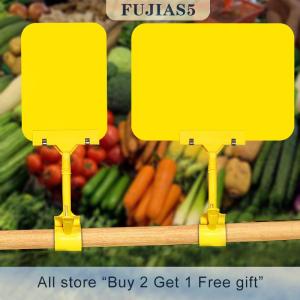 [COD] SHGMYD 1 Pcs Fruit Price Tag Merchandise Display Wear-resistant Sign Holder Clip Food Advertising PVC Waterproof Whiteboard Clip