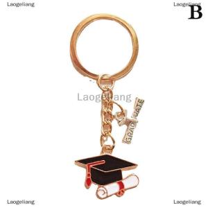 [COD] Laogeliang Móc khóa mùa tốt nghiệp 2023 quà tặng hình vòm móc khóa kim loại