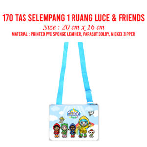 Luce And Friends Yubileum Mini Wallet Case Pouch Sling Bag Tas Selempang Mouse Pad Cover Passport