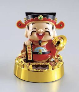 Thần Tài Năng Lượng Mặt Trời Gật Đầu Chiêu Gọi Tài Lộc Phát Tài Năm Mới