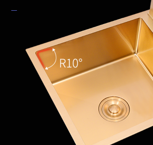 GOLD SINK WITH FITTINGS ONLY