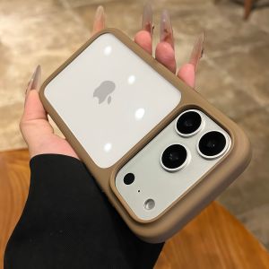 Luxury Advanced Silicone Soft Edge Transparent Case For iPhone 17 17 Pro 17 Pro Max Shockproof Phone Case Hard Back Panel Cover
