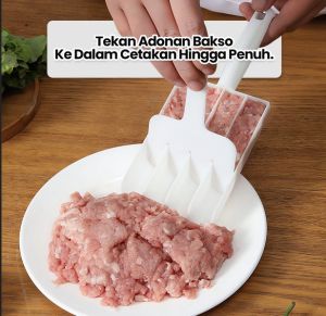 Alat Cetak Bakso 4 Baris Anti Lengket Cetakan Baso Foodgrade