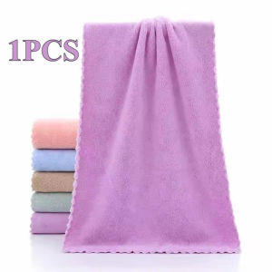 1PCS Eco-Friendly Reusable Coral Fleece Microfiber Towel - Ultra Absorbent Plush Towel for Everyday