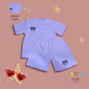 Paket hemat 4pcs Setelan anak Motif Lucu – Baju & Celana Lembut & Fleksibel Nyaman dan Murah