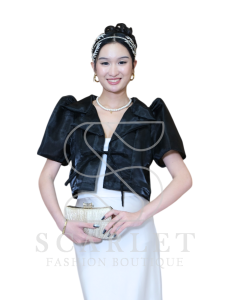 Modern filipiniana taiwan jusi bolero top
