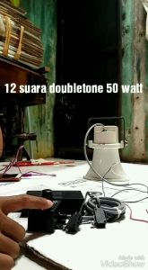 Modul Sirine Patwal 12 Suara DB Tune 50W Klakson Polisi