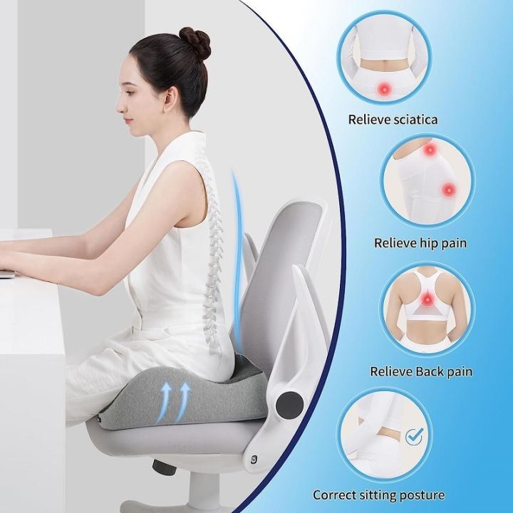 Cushion Lab Patented Pressure Relief Seat Cushion For Long Sitting